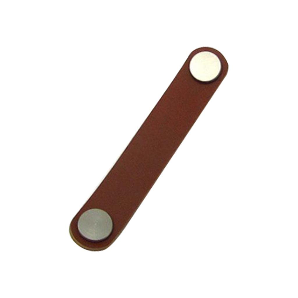 LOOM TREE Handmade Leather Suitcase Handle Drawer Cabinet Leather Handle Pulls Knob B-picture-24