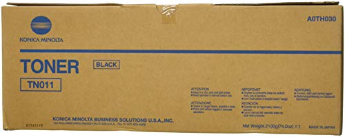 Konica-Minolta TN011 Black 119000 Page Yield Toner Cartridge for bizhub 1051 1200 1200P Pro Copiers, 1051 1200 Ineo Copi A0TH030
