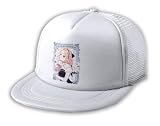 MERCHANDMANIA Gorra 5 Paneles redecilla Trasera Tadaima, Ojamasaremasu! Serie Amor Romance Otaku Estilo Rapero