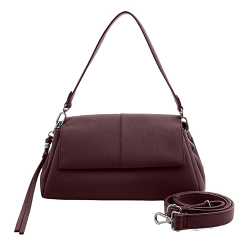 Sac en cuir FREDsBRUDER My Bestie bordeaux aux finitions artisanales