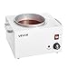 VEVOR Single Wax Warmer, 3000ML 300W Professional Wax Warmer for Hair Removal, 32 ℉ to 248 ℉ Adjustable Electric Waxing Heater Pot with 100PCS Sticks & 50PCS Papers for Home Use, Beauty Salon, Spa