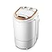 YXWxjy Waschmaschinen Mini Waschmaschine 260w,Waschkapazität 4Kg,Haushalt Tragbare Halbautomatische Waschmaschine