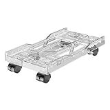 MATÉRIAUX AMÉLIORÉS : Le support tour PC est fabriqué à partir de matériaux acryliques améliorés, robustes, légers et résistants à l'abrasion. Ils offrent une excellente capacité de charge, garantissant la stabilité et la durabilité de la structure globale. Montage rapide sans outils.
