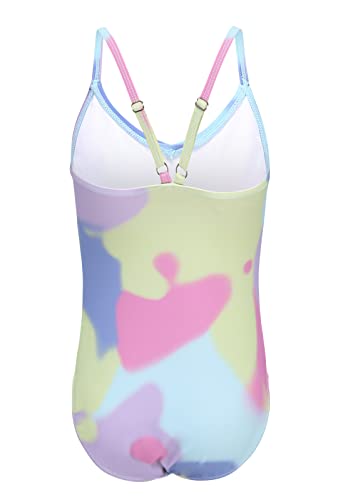 Image of Moon Tree Girls One Piece Swimsuits Ruffle Swimwear Beach Bathing Suit 2-14 Years