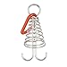 MLWSKERTY Spiral-Shaped Spring Octopus Deck Peg with Carabiner Hook Rope Buckle Tent Hook Plate Peg