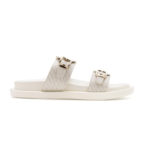 Image of U.S. POLO ASSN. Maria Black Footbed Flats With Monogram Logo
