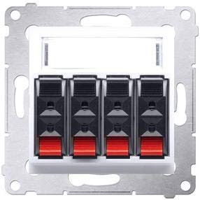 Kontakt-Simon DGL34.01/11 Socket White Plastic IP20, 75 mm 48 mm 75 mm