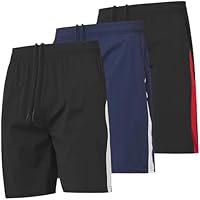3-Pack Ultra Performance Men's 7" Workout Gym Shorts