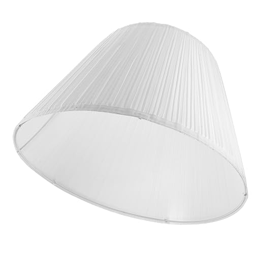 Abat-jour en lin E27 rayé pour lampe à poser et lampadaire de salon