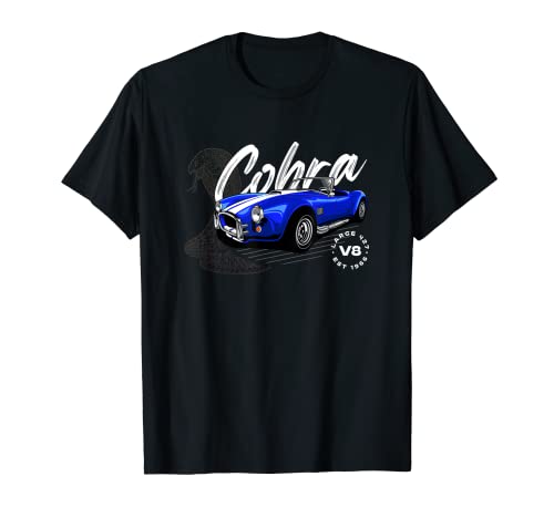 Classic Cobra Sports Race Car Vintage American Muscle T-Shirt