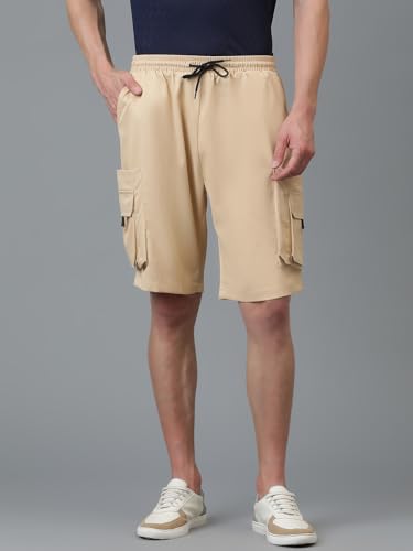 Image of KOTTY Men's Cargo Shorts with Multiple Pockets - Ideal for Hiking & Adventure