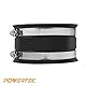 POWERTEC 70149V Staubkontrolle Flex Manschette mit Stahlklemmen, 10,2 cm, 1 Stück