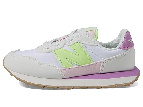 Image of New Balance Kids 237 Bungee Sneaker, REFLECTION /CAPRICORN /MINT FLASH, 12.5 M Little Kid (4-8 Years)