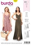 Nummer: 6344 Burda Schnittmuster 6344, Kleid [Damen, Gr. 34-44] zum selber nähen, ideal für Anfänger [L2]