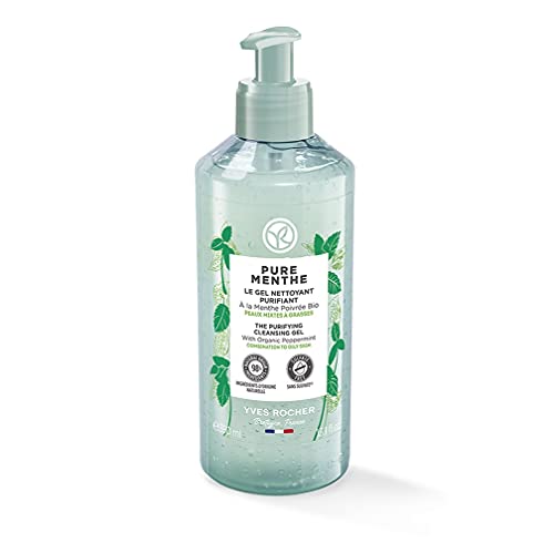 Yves Roche France Yves Rocher Purifying Cleansing Gel For Combination And Oily Skin - Pure Menthe (13.1 Fl.oz.) (16254) #TOP29