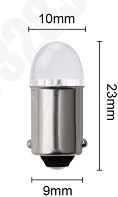 10個 角マーカー用 BA9S 12V 24V レンズ LED 電球 ピンクパープル デコトラ