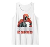 Marvel Deadpool Shhhh No One Cares Portrait Tank Top