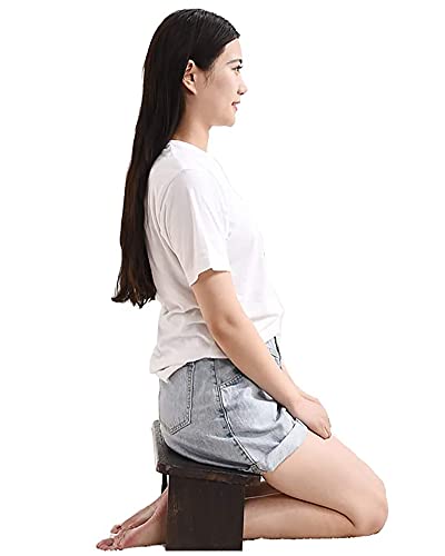 Meditationsbank Klappbarer Yoga-Hocker Tragbare Meditationsbank, Ergonomischer Kniender Hocker Für Deep Meditatio Cover
