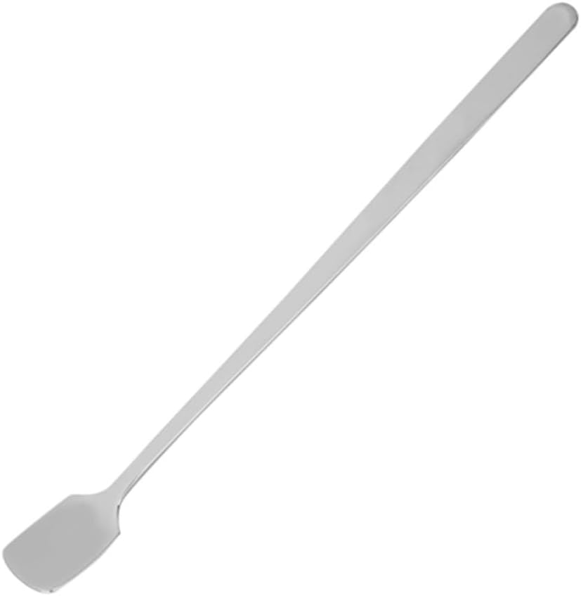 Stainless Steel Long Handle Spoon 9.8in – Mixing Spoon for Coffee, Tea, Candle Making, Ergonomic Grip, Dishwasher Safe(S)