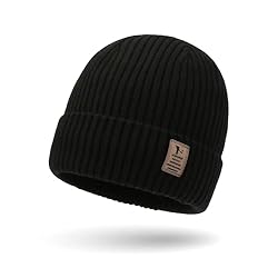 SEFIRST Cuffed Beanie, Gorro Invierno Hombre y Muj...: Calidez y confort invernal: Nuestro gorro lana hombre está confeccionado en 50% lana y 50% poliéster con forzo interior suave. Este gorro invierno hombre ofrece máxima calidez sin irritar la piel, ideal para los días más fríos. Talla única universal:...