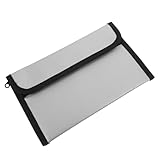 耐火バッグ 集金袋 書類保管ケース 耐火防水ファイルバッグ 耐火性書類バッグ セーフティーバッグ 難燃加工 防炎 貴重品安心保管袋 防火 防爆 防災バッグ 収納可能 耐熱2000度 大容量 耐火袋 大容量 家庭用安心保管袋 20*12cm JQ-242