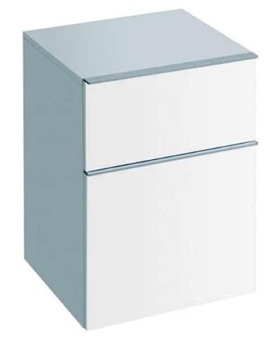 Preisvergleich Produktbild Keramag Seitenschrank iCon 45x60cm x47,7cm Alpin Hochglanz