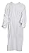 Setex Higieniczny fartuch ochronny, wielokrotnego użytku, z dzianymi ściągaczami na rękawach i tasiemkami na plecach, rozmiar uniwersalny