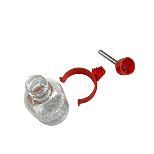 Bebedouro Plástico para Hamster Drink Mouse Vidro, 120ml Tudo Pet Para Roedores e Outros Animais Peq