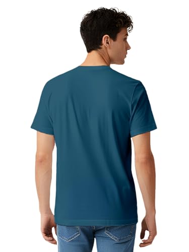 Image of 100% PIMA Cotton T Shirt for Man | Premium Men T-Shirts Regular Fit | Half Sleeve Round Neck Cotton Tshirt for Man | Mens Tees Made for Indian Climate | Available in 10 Colours