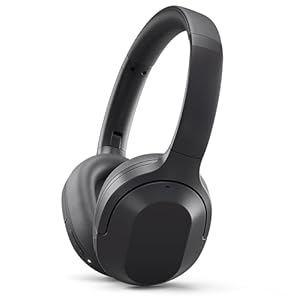 Status Core ANC Active Noise Cancelling Headphones – Cave – Over Ear Head Phones w/Built-in Microphones – Wireless & Bluetooth + Detachable 3.5mm Wired – USB-C Charging Cable – 30 Hour Battery