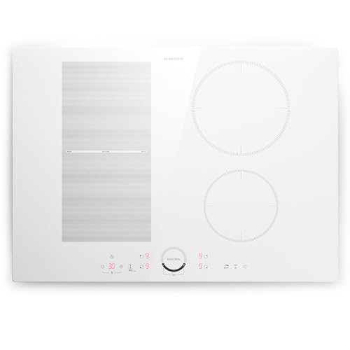 Klarstein Placa Vitroceramica Portatil, Vitro Eléctrica 4 Fuegos, Placa Vitrocerámica Electrica 7000W, Placas Vitro Electrica Cocina, Placa Cocina 4 Fogones, Vitroceramicas, Encimera Electrica Cocinas