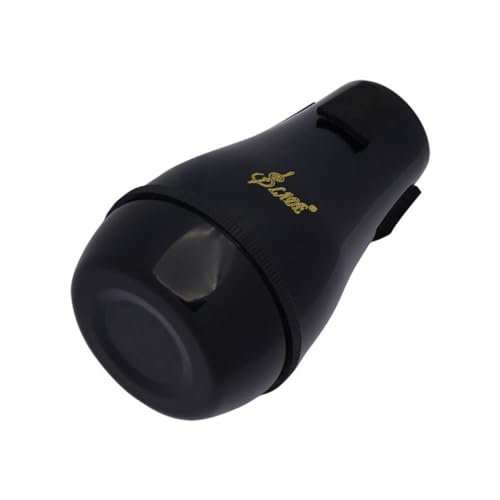 Supvox T041T5250512ZQ225KIR9 1Pc Trombone Mute Trombone Bucket Mute Tenor Slide Trombone Part Trombone Practice Silencer Tenor Trombone Muffler Plastic Tenor Trombone Muffler Trombone Mute Device Black Abs thumb #6
