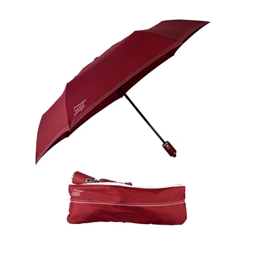 Beau Nuage - L'Automatique, paraguas plegable con cubierta absorbente patentada, colección ecológica, telas hechas de botellas de plástico recicladas, sistema automático de apertura y cierre