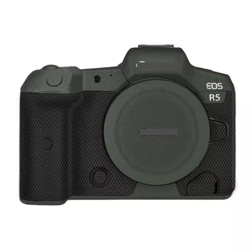 Film vinyle Canon EOS R5 anti-rayures texture cuir vert protecteur