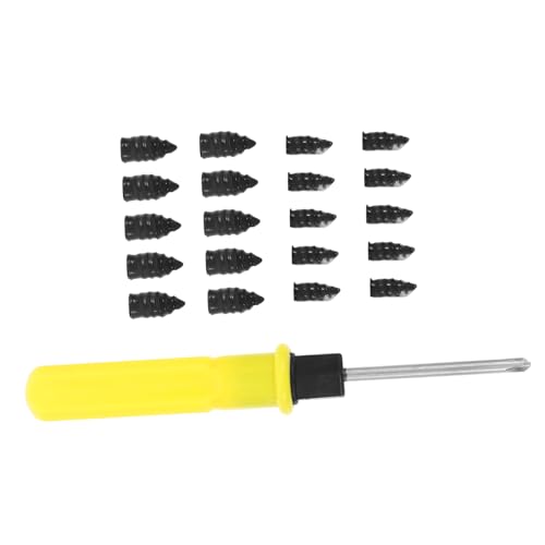 Happyyami 1Set Tire Repair Kit with Screws Screwdriver for Easy Tire Puncture Fixing for Car Motorcycle ATV and Rv Use Efficient