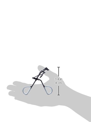 QVS Truyu Eyelash Curler Light Blue – Spring Action for Long Lasting, Extra Wide Eyelash Curl, Comes with Two Replacement Silicone Pads.