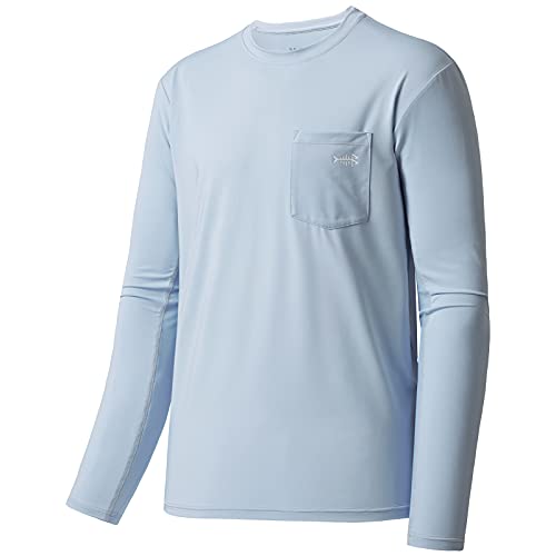 Image of BASSDASH Men's UPF 50+ Performance Long Sleeve T-Shirt UV Sun Protection Fishing Hiking Sports Shirts