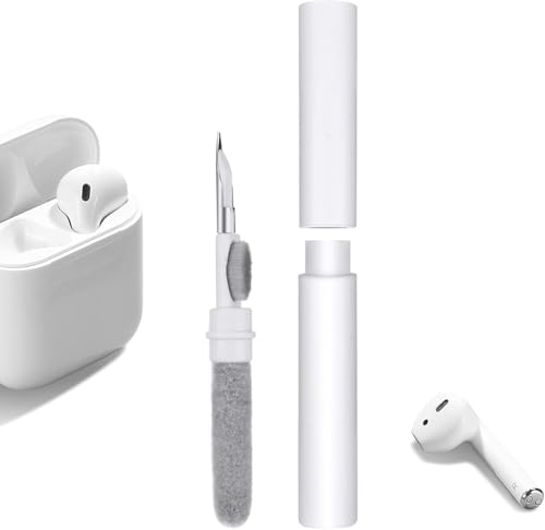 Image of Cerlink Airpod Cleaner Kit Cleaning Tool 3 in 1 for Airpods iPhone Earbud Case with Soft Brush Flocking Sponge Clean, Multi-Function Cleaners Pen Ear Bud Air Pod Pro Headphone Phone Speaker Earbuds
