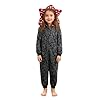 Genérico Unisex Pijama Niña - Pijama Niño Entero con Capucha la Ropa de Noche del Traje Onesie 3D, Cierre Completo, Cartoon Animal Edad 4-15 Años, Regalo Navidad para Niños Niñas (12-13 años)