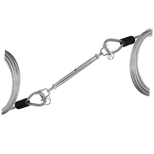 HEALLILY 1Pc Tenedor Cerrado de Acero Inoxidable para Tensado de Cables miniatura 2