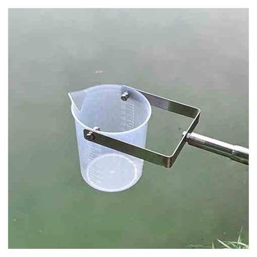 Telescopic Water Sampler Dipper, Ultra Light Rod Plastic Beaker Pendulum Beaker Sampler for Environmental Monitoring, Water Quali, 500/1000ml Sludge Judge Sampling(1000ml,0.98-2.5m/3.2-8.2 ft)
