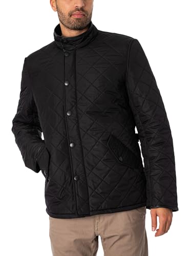 Barbour Men's Powell Quilt, Black, M2