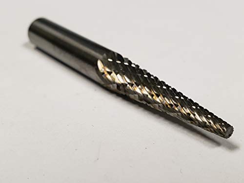 Fresa Carburo Sólido 11407 Punta Cono 1/4" miniatura 1