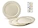 " OCCASIONS" 40 Plates Pack, Vintage Party, Disposable Wedding Party Plastic Plates (10.25