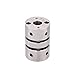WAAZVXS Coupler Stainless Steel Double Diaphragm Shaft Coupler (Inner Diameter : GLJG 19X27)