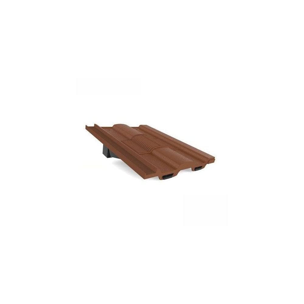Manthorpe Brown Marley Ludlow Major - Redland Renown Castellated Roof In-Line Tile Vent Ventilator & Flexi Pipe Adaptor