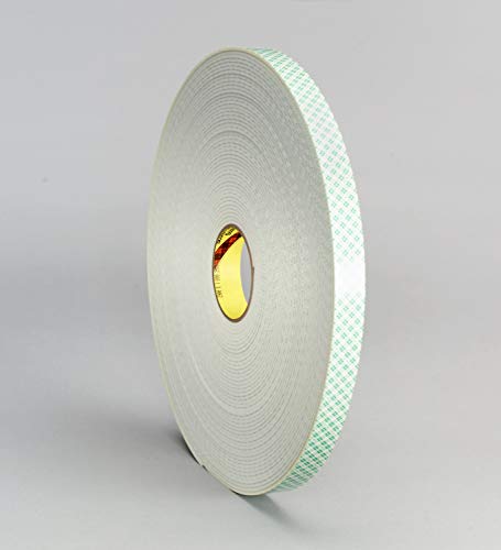 Image of 3M Double Coated Urethane Foam Tape 4008, Off White, 15 in x 36 yd, 125 mil, 1 roll per case