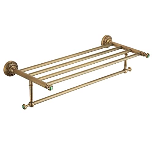 Porte-serviettes de bain antique en cuivre pour intérieur haut de gamme