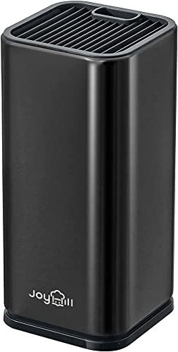 JOYHILL Universal Knife Block Holder, Stainless Steel Organizer with Scissor