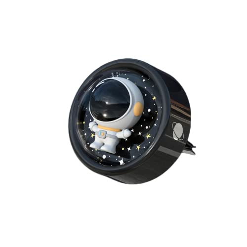 DAYUJIAN Cartoon Car Air Fresheners Astronaut Automotive Air Outlet Cute Car Diffuser Creative Glowable Car Perfume Decoration Aromatherapy Ornament Car Vent Accessories